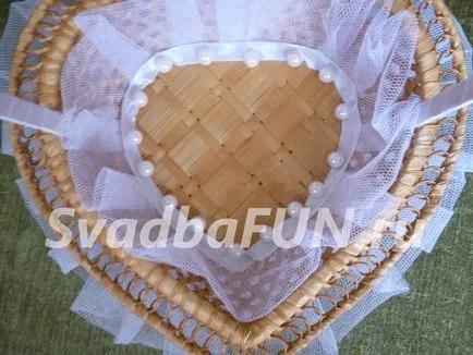 Vásárlás egy esküvő a kezével - a dekoráció szalagok (saját) Vásárlás egy esküvő a saját kezével - díszített szalagokkal