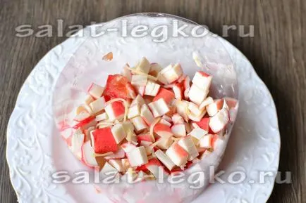 Rák saláta sajttal 10 receptet
