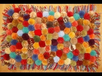 Pompon mat meg a kezét, lépésről lépésre workshop Báránya pompon és csomagok