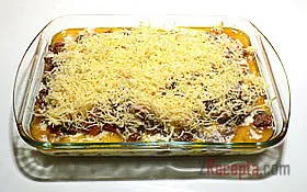 Lasagna hússal - lépésről lépésre recept fotók