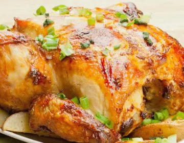 Csirkét a sütőbe fokhagymás majonézzel recept (főzés) Csirkét a sütőbe majonézzel és fokhagymás recept