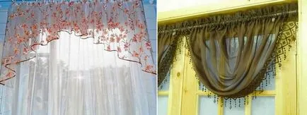 Pelmets kezével fotó redőnyök, hogyan kell csinálni lépésről lépésre, nagyon egyszerű pelmets tüll, (a) Pelmets kezével fotó redőnyök, hogyan kell csinálni lépésről lépésre, nagyon egyszerű pelmets tüll,
