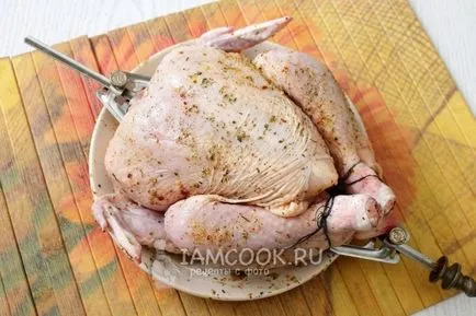 Csirke sült a kemencében 7 receptek (recept sült csirke) Grillezett csirke a sütőben 7 receptek
