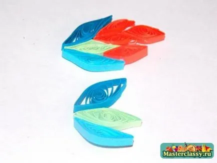 Quilling pillangó mester osztály diagram és fotók kezdőknek
