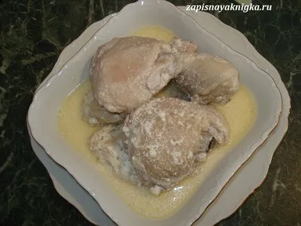 Csirke tejszínes recept fokhagyma (csirke sütjük krém) Csirke tejszínes fokhagymás recept