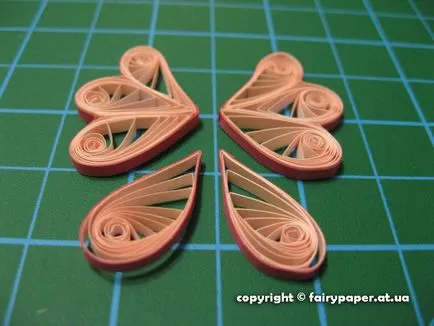 Quilling pillangó mester osztály diagram és fotók kezdőknek
