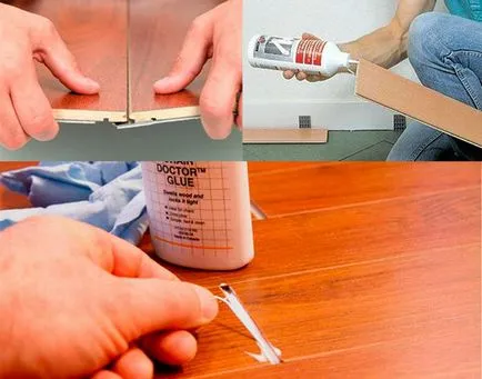 A laminátum ragasztó használható szerelhető az alap bevonat (ragasztó) A laminátum ragasztó használható szereléshez a bevonat a szubsztrátumon