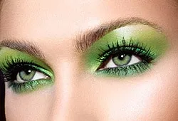 Smink zöld szeme - esti make-up zöld szemek (make-up) Smink zöld szeme - esti make-up zöld szeme