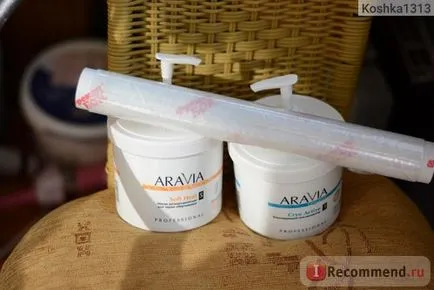 Maszk aravia szerves anti-cellulit test számára termoobertyvaniya «lágy hő» - «maszk felmelegedés