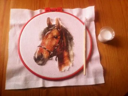 Mesterkurzus utánzás hímzés, decoupage, vászon