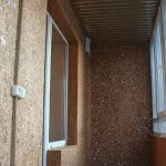 Anyagok befejező erkély burkolás, a falak, a loggia