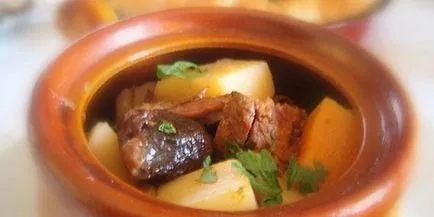 Hús, sült a kemencében - egyszerű receptet pác, és sütni rendesen egy darabban egy fényképet, és