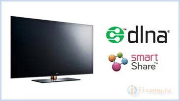 A DLNA (smart share) a TV LG Smart TV