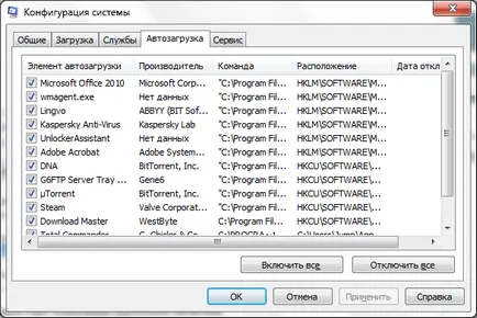 Konfiguráció és teljesítmény növekedést windows 7 (Control Panel System) Beállítás és növekedés Windows 7 teljesítménye