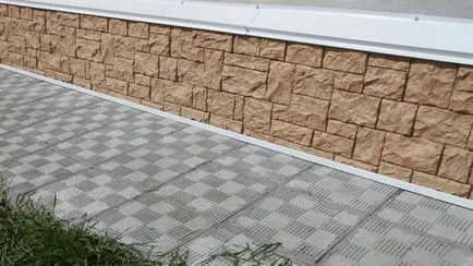 Vak terület a ház körül, kezét, hogyan kell csinálni manuális (kb) Vak terület a ház körül, kezét, hogyan kell csinálni útmutató