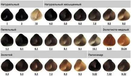 A színpaletta minden árnyalatában haj a hideg paletta, hang, barna és szőke (haj) A színpaletta minden árnyalatában haj a hideg paletta, hang, barna és szőke