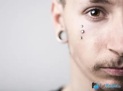 Piercing transzdermális implantátum helyének kiválasztása, oktatás, ellátás