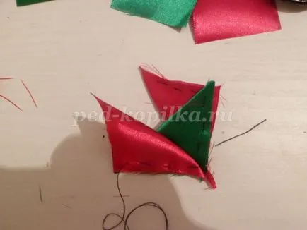 Bazsarózsa szatén szalagok (szalagkimenethez tűszúrás) Bazsarózsa szatén szalagok