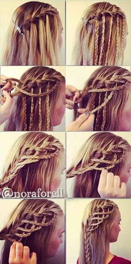 Weave fonat zsinórozás 50 módon (copf) Weave zsinórra 50 előremutató fonással