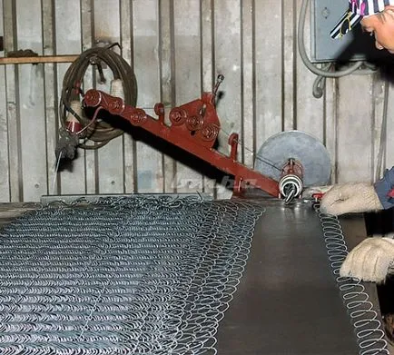 Weaving láncszem kerítés