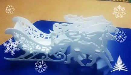 Mesterségek az álmennyezeti lapok a kezüket az új év, óvodai