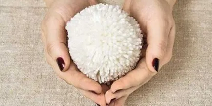 Pompon ki fonal kalapok kezüket