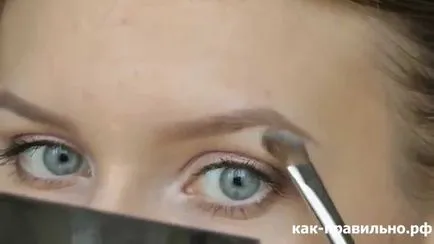 A megfelelő forma a szemöldök