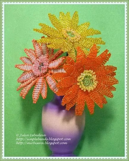 Mesterkurzus gerbera gyöngy Mesterkurzus gerbera gyöngy