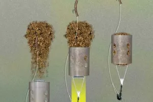 Etetőanyag feeder kezével elkapta kapacitása csali
