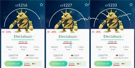 Pokemon pumpált rendesen (rejtett paraméterek pokemon go) - Pokemon menni - teljes játék