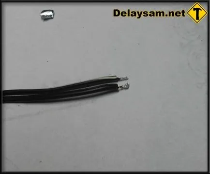 Forrasztani a vezetékeket a LED szalag DIY (vezetékes) Forrasztani a vezetékeket a LED szalag DIY