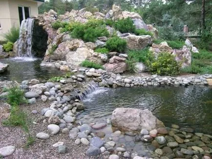Pond az alpesi slide kezét a választott helyszín, design típusú és gyártási szakaszok (hullámvasút) Pond az alpesi slide kezét a helyszín kiválasztásában, típusok tervezési és gyártási szakaszban