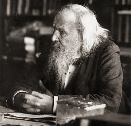 Öt fő eredmények Dmitri Mendeleev - Cikk