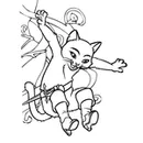 Színező Puss in Boots