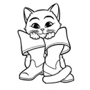 Színező Puss in Boots