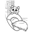 Színező Puss in Boots