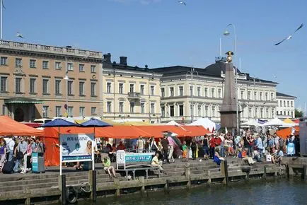 A piac, mint egy hely a találkozó állampolgárok