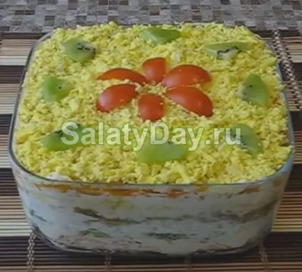 Koreai saláta sárgarépa és a csirke - fűszeres hideg előétel recept fotókkal és videó