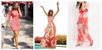 Abból, amit viselni korall ruha fotó ötletek