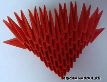 Szív origami papír egyszerű és terjedelmes grafikonok és videó (szív) Szív origami papír egyszerű és terjedelmes grafikonok és videó