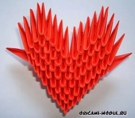 Szív origami papír egyszerű és terjedelmes grafikonok és videó (papír) Szív origami papír egyszerű és terjedelmes grafikonok és videó