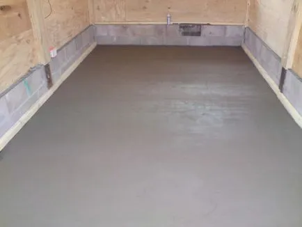Hogyan száraz cement padló - részletek!