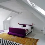 Hálószoba a tetőtérben szokatlan ötleteket, design, fotók enteriőrök (a tetőtérben) Hálószoba a tetőtérben szokatlan ötleteket, design, belső képek