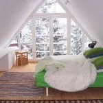 Hálószoba a tetőtérben szokatlan ötleteket, design, fotók enteriőrök (tervezés) Hálószoba a tetőtérben szokatlan ötleteket, design, belső képek