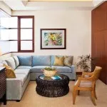 A modern design az ablakok a nappali, egy szoba két vagy három nagy és a kis ablakok (ablak tervezés a nappaliban) A modern design az ablakok a nappali, egy szoba két vagy három nagy és a kis ablakok