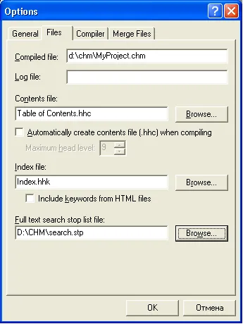 CHM fájl létrehozása eszközök html help workshop