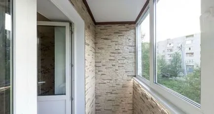 A falakat az erkélyen - képek a legjobb ötletek a design szép falak az erkélyen