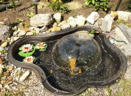 Építünk egy szökőkút az ország saját kezűleg kalauz fotókkal és videó
