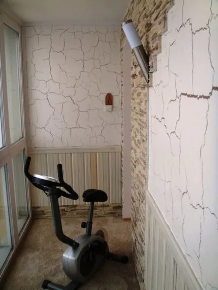 A falakat az erkélyen - képek a legjobb ötletek a design szép falak az erkélyen