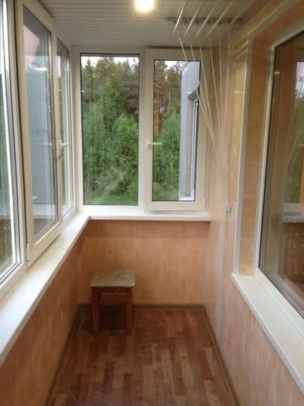 A falakat az erkélyen - képek a legjobb ötletek a design szép falak az erkélyen